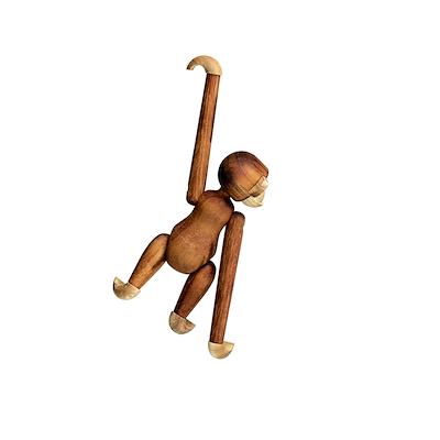 Kay Bojesen mini abe teak/limba 9,5 cm