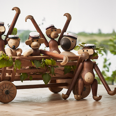 Kay Bojesen mini abe teak/limba 9,5 cm