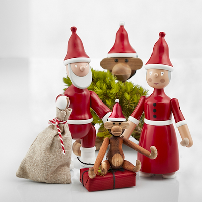 Kay Bojesen mini abe teak/limba 9,5 cm