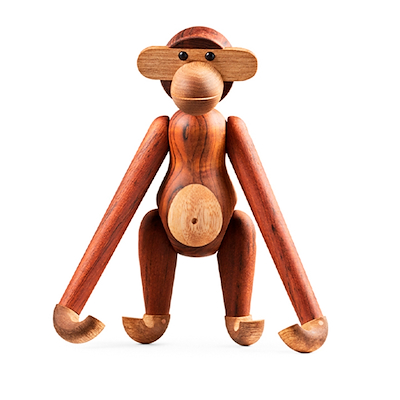 Kay Bojesen Abe mellem 28 cm teak/limba