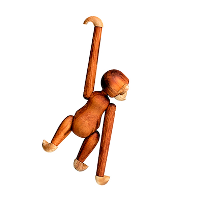 Kay Bojesen Abe mellem 28 cm teak/limba