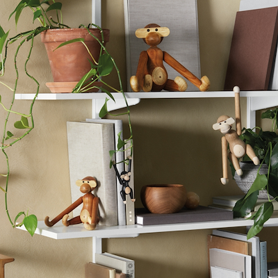 Kay Bojesen Abe mellem 28 cm teak/limba