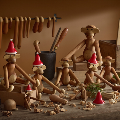 Kay Bojesen Abe mellem 28 cm teak/limba