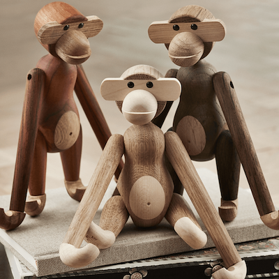 Kay Bojesen Abe eg/ahorn