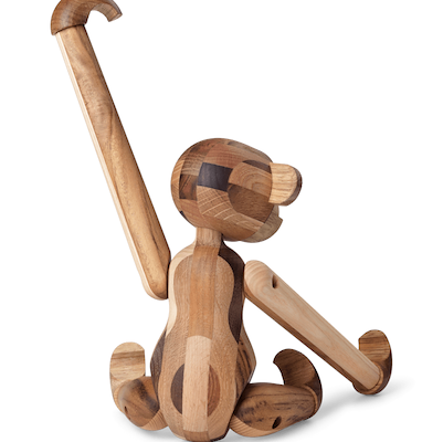 Kay Bojesen Reworked 70 Års Jubilæum Abe mellem 28 cm