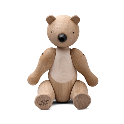 Kay Bojesen Bjørn mellem eg/ahorn 25 cm