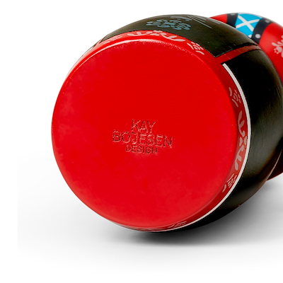 Kay Bojesen Norsk Bunad Kvinde sort/rød