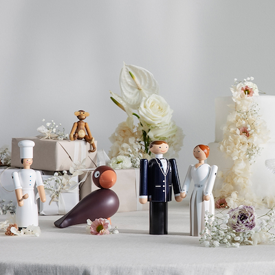 Kay Bojesen Brud 17 cm Hvid