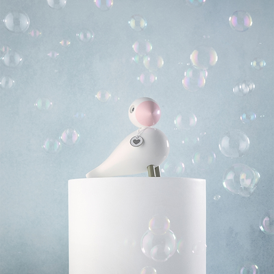 Kay Bojesen sangfugl Love hvid/rosa