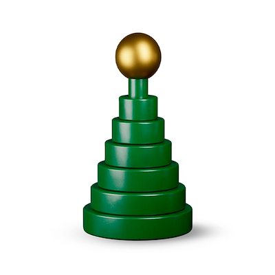 Kay Bojesen juletræ grøn 19,5 cm