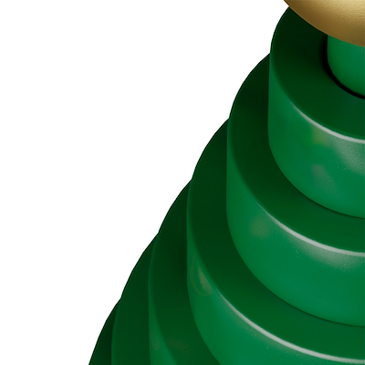 Kay Bojesen juletræ grøn 13,5 cm