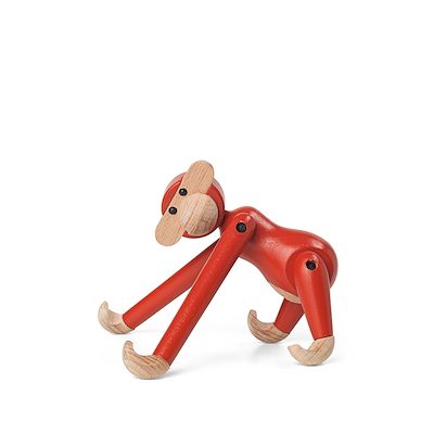 Kay Bojesen mini abe vintage rød 9,5 cm