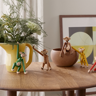 Kay Bojesen mini abe vintage grøn 9,5 cm