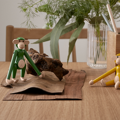 Kay Bojesen mini abe vintage grøn 9,5 cm