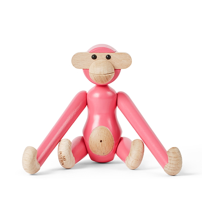 Kay Bojesen mini abe pink 9,5 cm