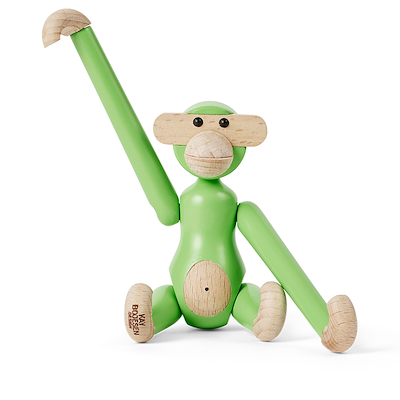 Kay Bojesen mini abe lysegrøn 9,5 cm