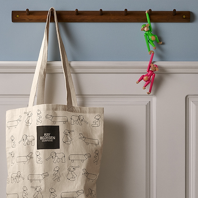 Kay Bojesen mini abe lysegrøn 9,5 cm