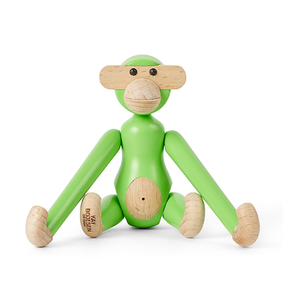 Kay Bojesen mini abe lysegrøn 9,5 cm