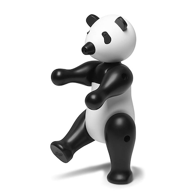 Kay Bojesen Panda figur mellem sort/hvid 25 cm