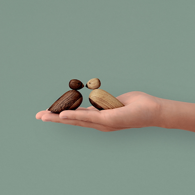 Kay Bojesen Spurvepar lille eg