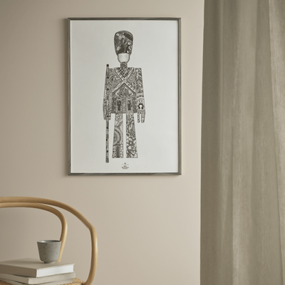 Kay Bojesen Galleri Garder plakat sort