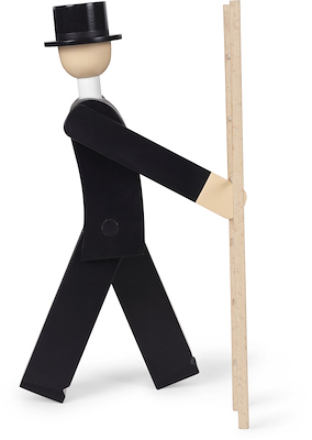 Kay Bojesen Skorstensfejer træfigur sort