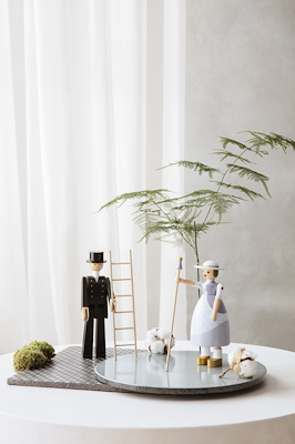 Kay Bojesen Skorstensfejer træfigur sort