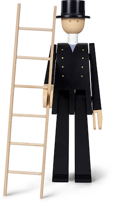 Kay Bojesen Skorstensfejer træfigur sort