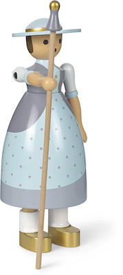 Kay Bojesen Hyrdinden træfigur lyseblå