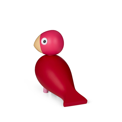 Kay Bojesen Årets sangfugl 2024 Flora rosa/pink 12,5 cm