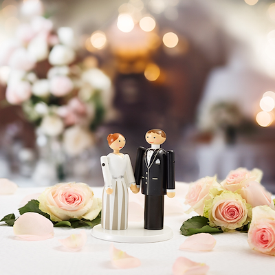 Kay Bojesen Brud H12 cm hvid