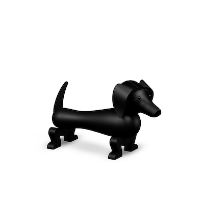 Kay Bojesen lille Gravhund mørk bejdset eg