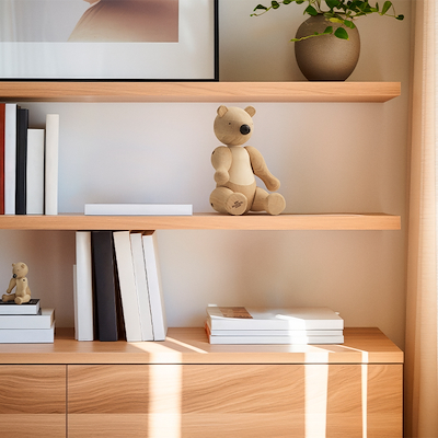 Kay Bojesen Bjørn stor eg/ahorn 40 cm