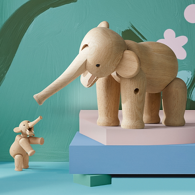 Kay Bojesen stor elefant eg H22 cm