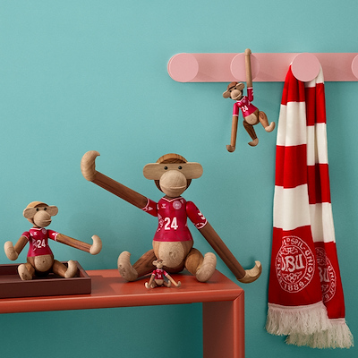 Kay Bojesen X DBU2024 kvinde stor abe 47 cm