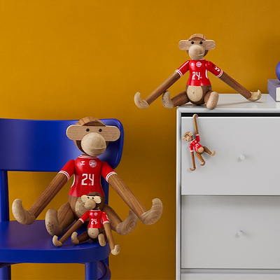 Kay Bojesen X DBU2024 kvinde stor abe 47 cm