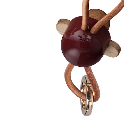 Kay Bojesen Abe nøglering bordeaux H 5 cm
