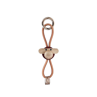 Kay Bojesen Abe nøglering bordeaux H 5 cm