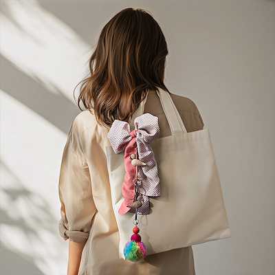 Kay Bojesen Fugle nøglering guld/brun 4,5 cm