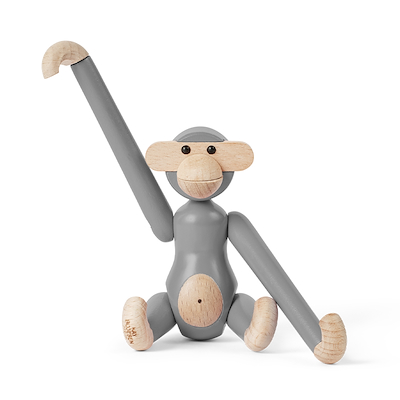Kay Bojesen mini abe vintage grå 9,5 cm