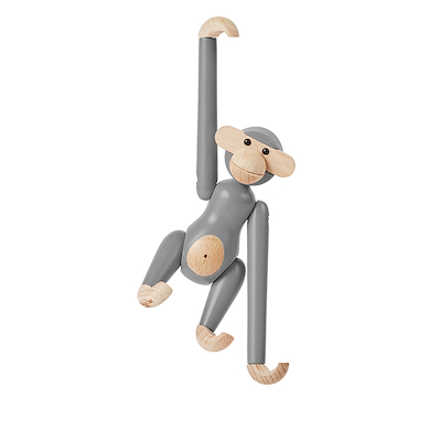 Kay Bojesen mini abe vintage grå 9,5 cm