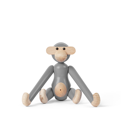 Kay Bojesen mini abe vintage grå 9,5 cm