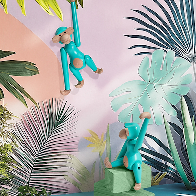 Kay Bojesen mini abe turkis 9,5 cm