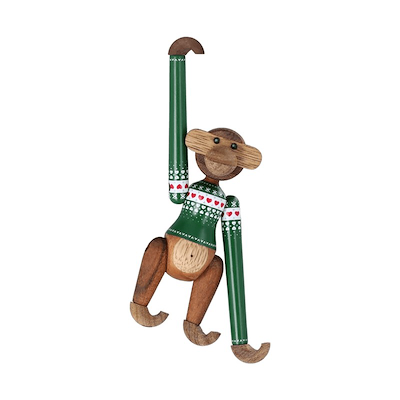 Kay Bojesen mini abe med julesweater 2025 grøn