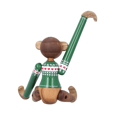 Kay Bojesen mini abe med julesweater 2025 grøn