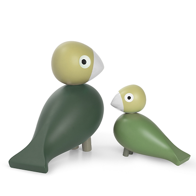 Kay Bojesen Liv & Lykke fugle grøn 2 stk