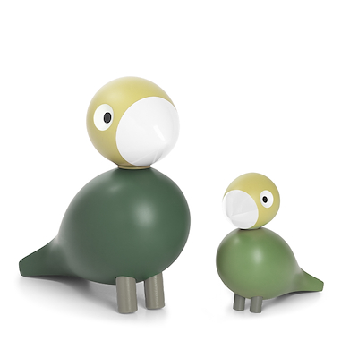 Kay Bojesen Liv & Lykke fugle grøn 2 stk