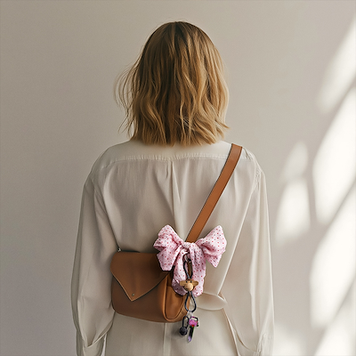 Kay Bojesen Abe nøglering sølv/sort 3 cm