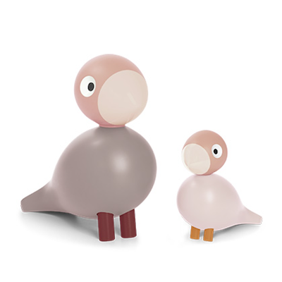 Kay Bojesen Liv & Lykke fugle rosa 2 stk.