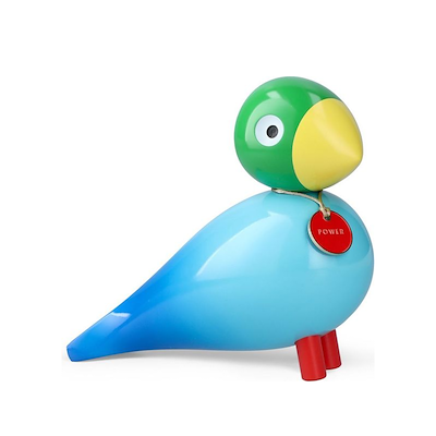 Kay Bojesen Story Bird Styrke Birds fugl blå bøgetræ H 15,5 cm